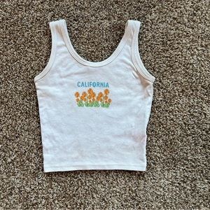 California tank top.